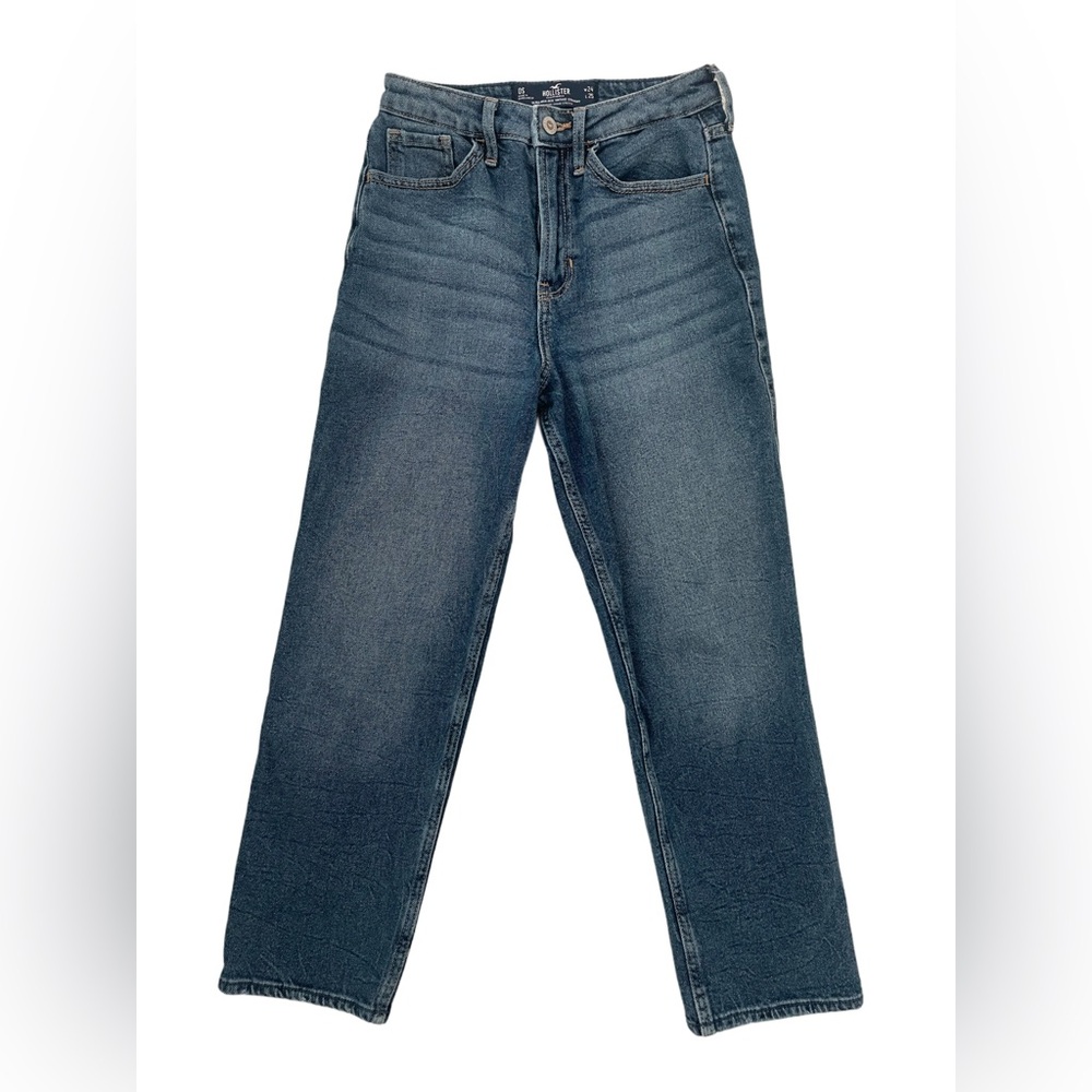 Hollister Women’s High Rise Vintage Straight-Leg Jeans - Size 0 Short / 24